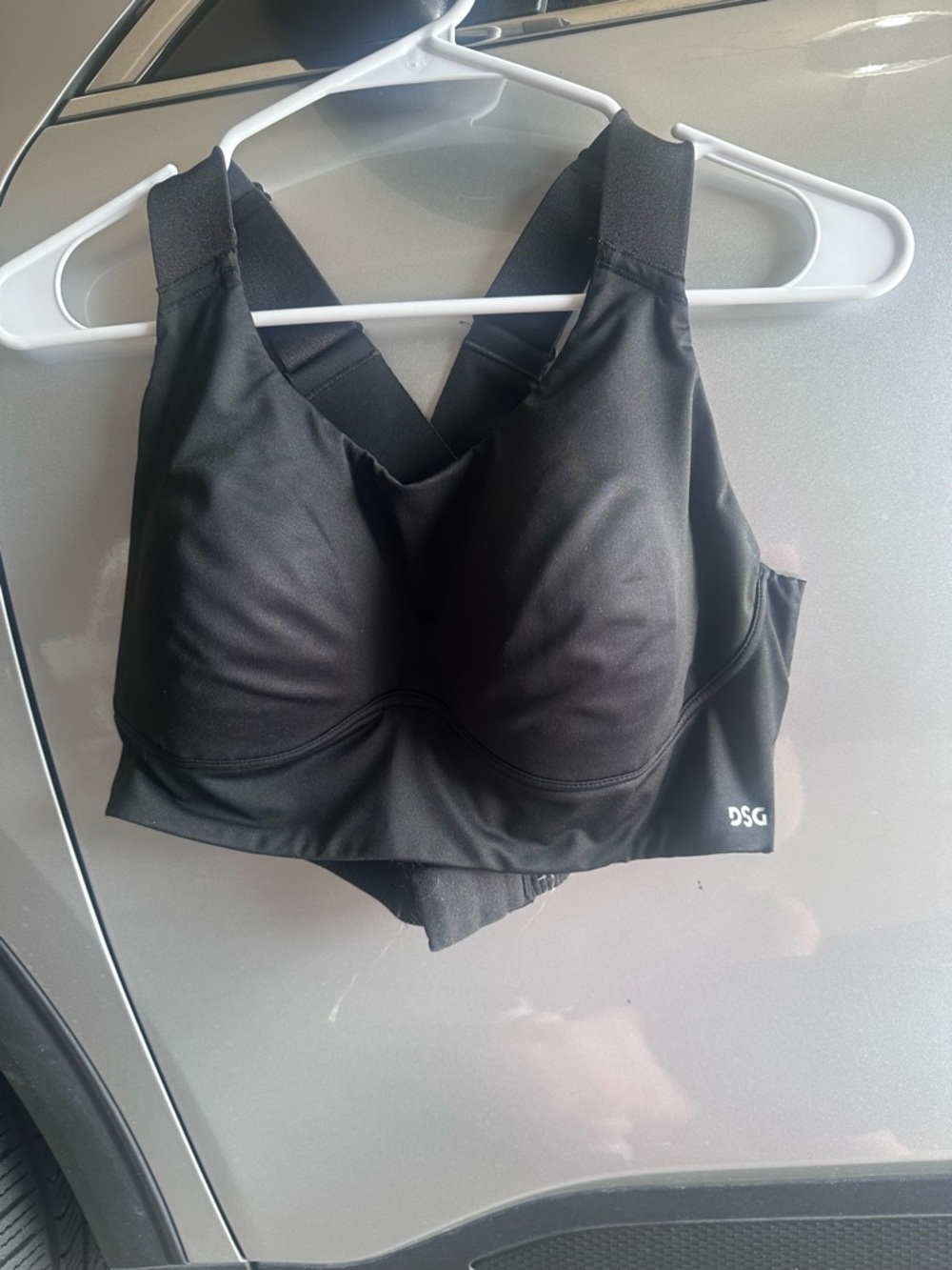 3 DSG Sports Bras in Light Pink, Light Blue, and Black - Picture 6 of 7
